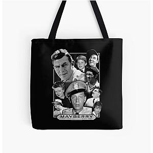 Andy Griffith Show Mayberry All Over Print Tote Bag