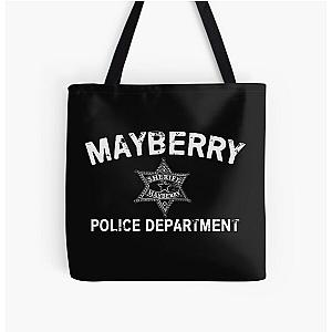 Mayberry Police Department - Andy Griffith Show Inspired All Over Print Tote Bag