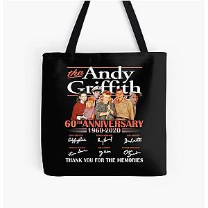 The Andy Griffith Show 60Th Anniversary 1960 2020 Cast Signed Andy Taylor Barney white All Over Print Tote Bag