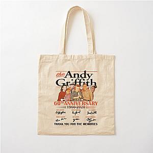 Cultivate A Love Of Art Monologue The Andy Griffith Show Anniversary Cast Signed Andy Taylor Barney Cotton Tote Bag