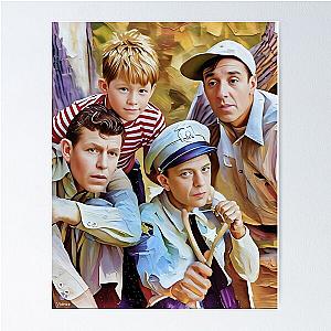 The Andy Griffith Show - Oil Painting Poster