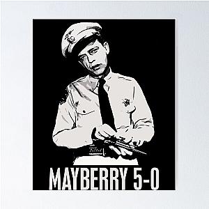 Andy Griffith Show T-ShirtBarney Fife - Mayberry 5-0 Poster