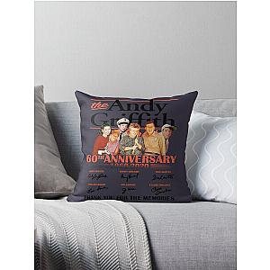 Cultivate A Love Of Art Monologue The Andy Griffith Show Anniversary Cast Signed Andy Taylor Barney Throw Pillow