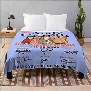 The Andy Griffith Show 60th Anniversary 1960 2020 Cast Signed Andy Taylor Barney, Black, Trending Throw Blanket