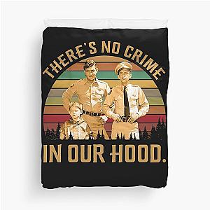 Vintage Retro There's No Crime Barney Andy Griffith Duvet Cover