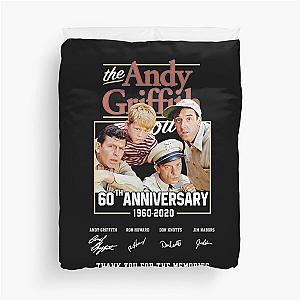 The Andy Griffith 60Th Anniversary 1960 2020 Thank You For The Memories Signature Basic Novelty Tees Graphics Fema Duvet Cover