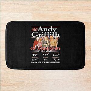 The Andy Griffith Show 60Th Anniversary 1960 2020 Cast Signed Andy Taylor Barney white Bath Mat