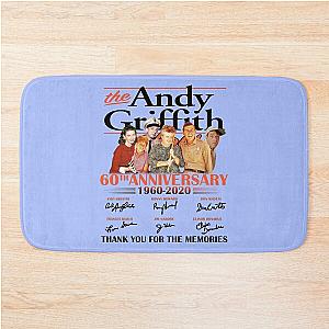 The Andy Griffith Show 60th Anniversary 1960 2020 Cast Signed Andy Taylor Barney, Black, Trending Bath Mat