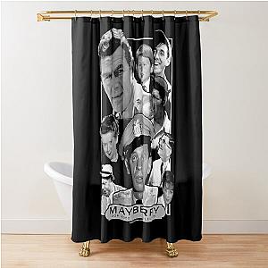 First Day Of Retro Andy Griffith Mayberry Shower Curtain