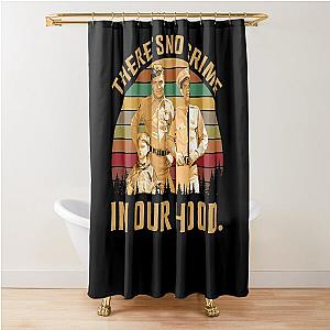 Vintage Retro There's No Crime Barney Andy Griffith Shower Curtain