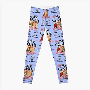 The Andy Griffith Show 60th Anniversary 1960 2020 Cast Signed Andy Taylor Barney, Black, Trending Leggings