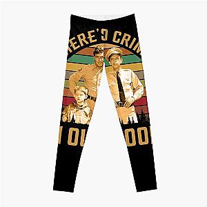 Vintage Retro There's No Crime Barney Andy Griffith Leggings