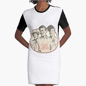 CBS267-Andy Griffith 3 Funny Guys Graphic T-Shirt Dress