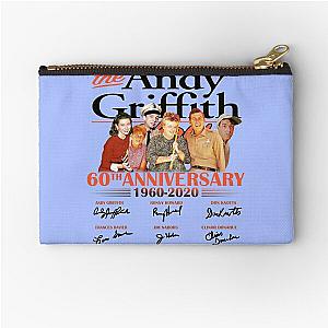 The Andy Griffith Show 60th Anniversary 1960 2020 Cast Signed Andy Taylor Barney, Black, Trending Zipper Pouch