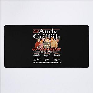 The Andy Griffith Show 60Th Anniversary 1960 2020 Cast Signed Andy Taylor Barney white Desk Mat