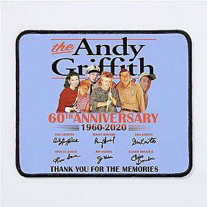 The Andy Griffith Show 60th Anniversary 1960 2020 Cast Signed Andy Taylor Barney, Black, Trending Mouse Pad