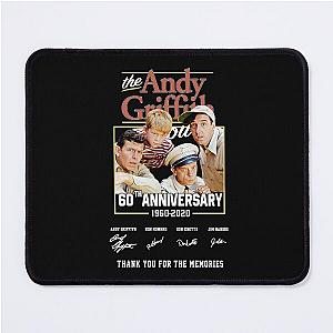 The Andy Griffith 60Th Anniversary 1960 2020 Thank You For The Memories Signature Basic Novelty Tees Graphics Fema Mouse Pad