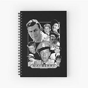 First Day Of Retro Andy Griffith Mayberry Spiral Notebook