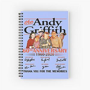 The Andy Griffith Show 60th Anniversary 1960 2020 Cast Signed Andy Taylor Barney, Black, Trending Spiral Notebook