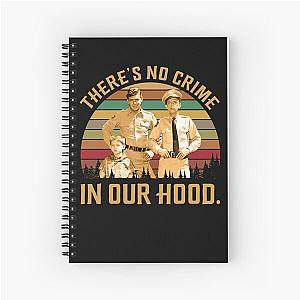 Vintage Retro There's No Crime Barney Andy Griffith Spiral Notebook