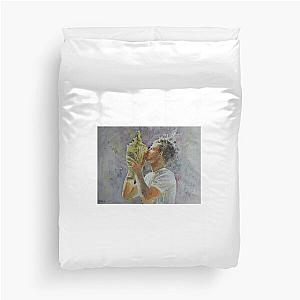 Andy Murray Portrait Duvet Cover