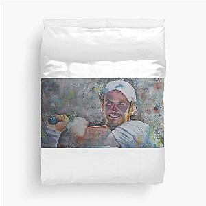 Andy Murray Portrait Duvet Cover