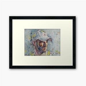 Andy Murray - Portrait Framed Art Print