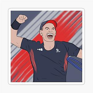 Andy Murray Team GB Sticker