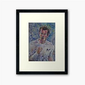 Andy Murray Portrait Framed Art Print