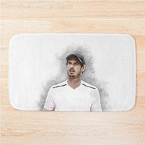 Andy Murray tennis player print Bath Mat