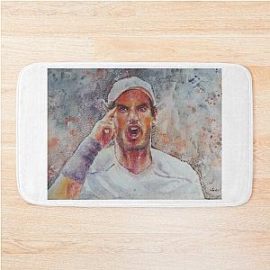 Andy Murray Portrait Bath Mat