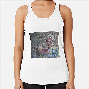 Andy Murray Portrait Racerback Tank Top
