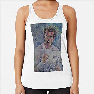 Andy Murray Portrait Racerback Tank Top