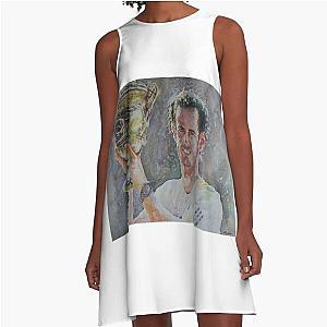 Andy Murray Portrait A-Line Dress