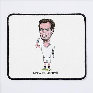 Andy Murray Tennis Caricature Mouse Pad