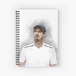 Andy Murray tennis player Spiral Notebook