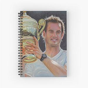 Andy Murray Spiral Notebook