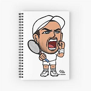 Andy Murray Spiral Notebook