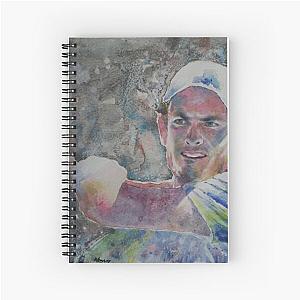 Andy Murray Portrait Spiral Notebook