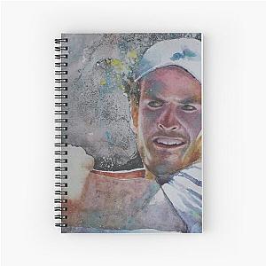 Andy Murray Portrait Spiral Notebook