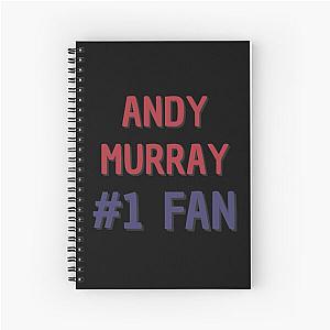 Andy Murray Spiral Notebook