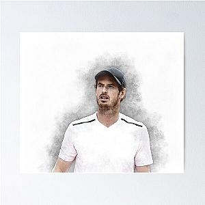 Andy Murray tennis player print Poster