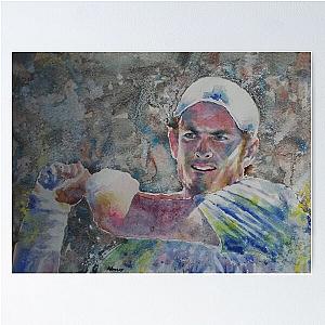 Andy Murray Portrait Poster