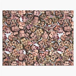 Andy Murray Tennis Face Pattern Jigsaw Puzzle
