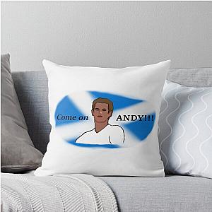 Andy Murray - Come on Andy Throw Pillow