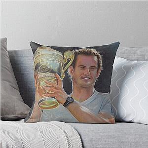 Andy Murray Throw Pillow