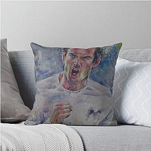 Andy Murray Throw Pillow