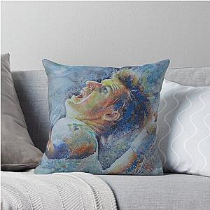 Andy Murray Portrait Throw Pillow