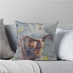 Andy Murray Portrait Throw Pillow