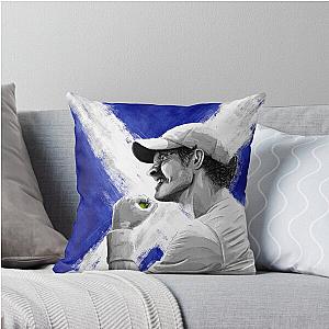 Andy Murray Scotland Tennis Artwork Throw Pillow